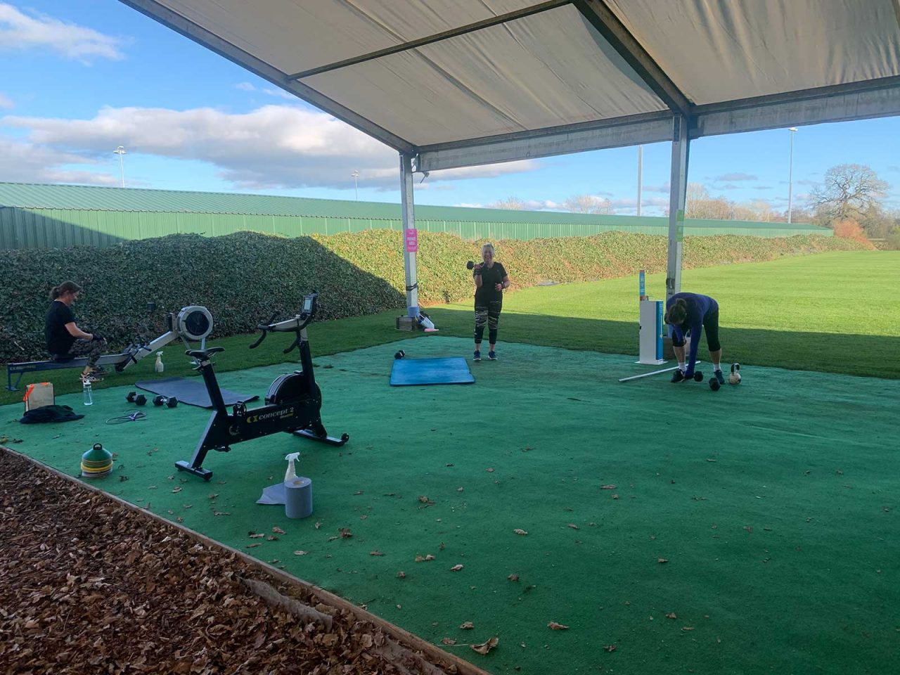 Wellbeing Outdoor (covered) and Indoor Gym slots and bootcamp open NOW