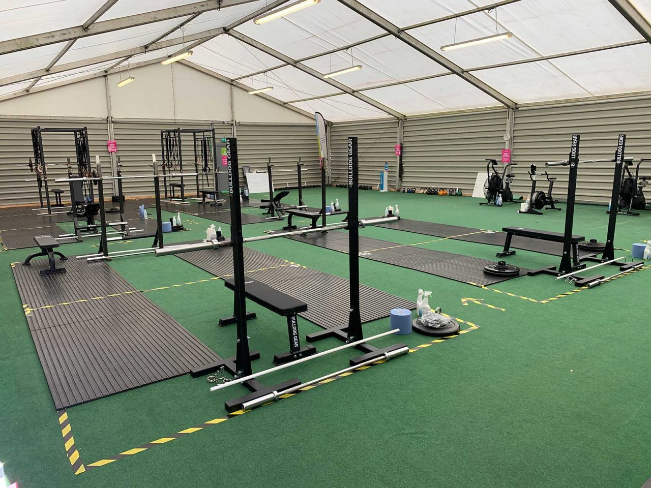 Wellbeing Outdoor (covered) and Indoor Gym slots and bootcamp open NOW